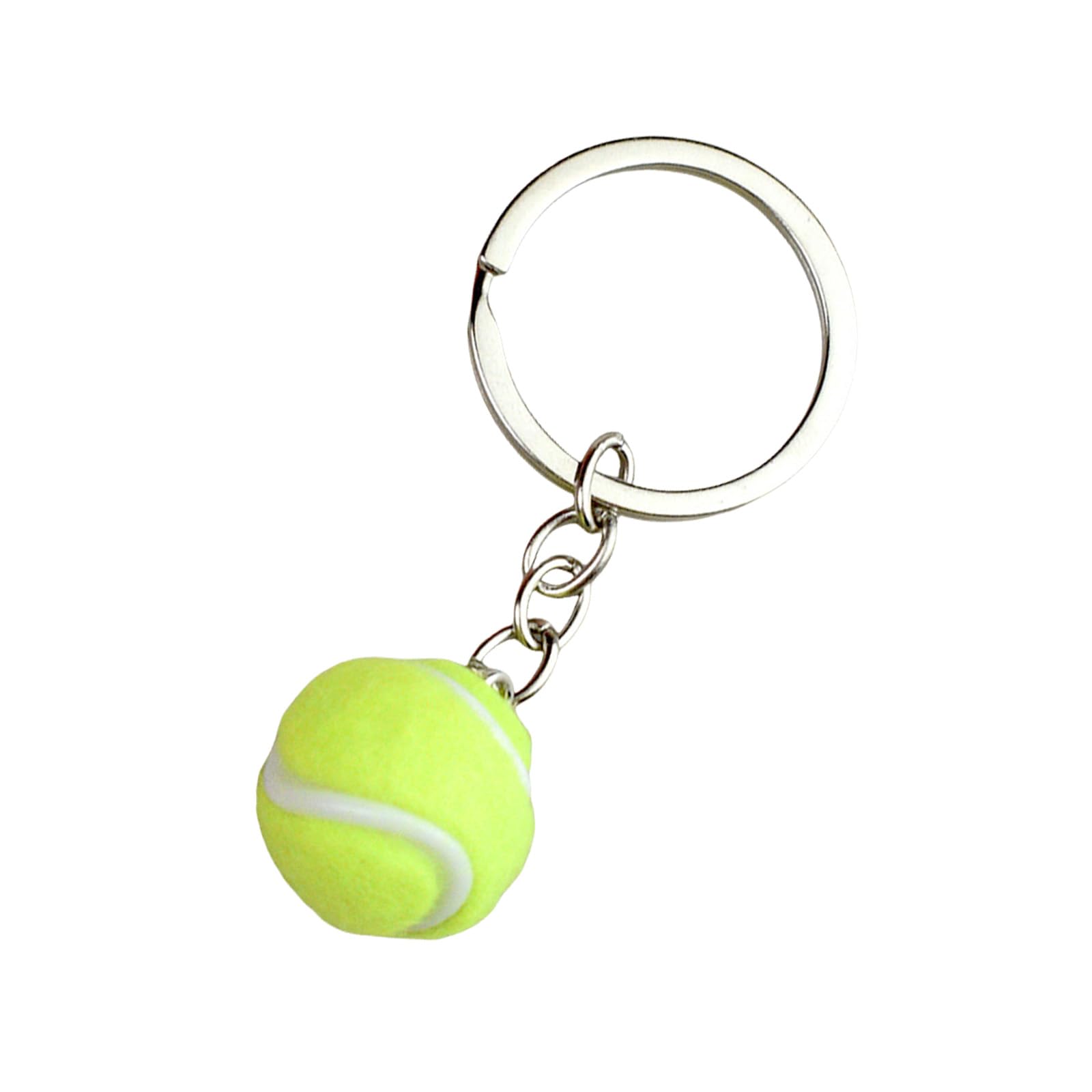 Kalttoy 1 Sporty Alloy Tennis Keychain for, Realistic Keyring Accessory, Lightweight Portable Jewelry Fashionable Keychain Jewelry