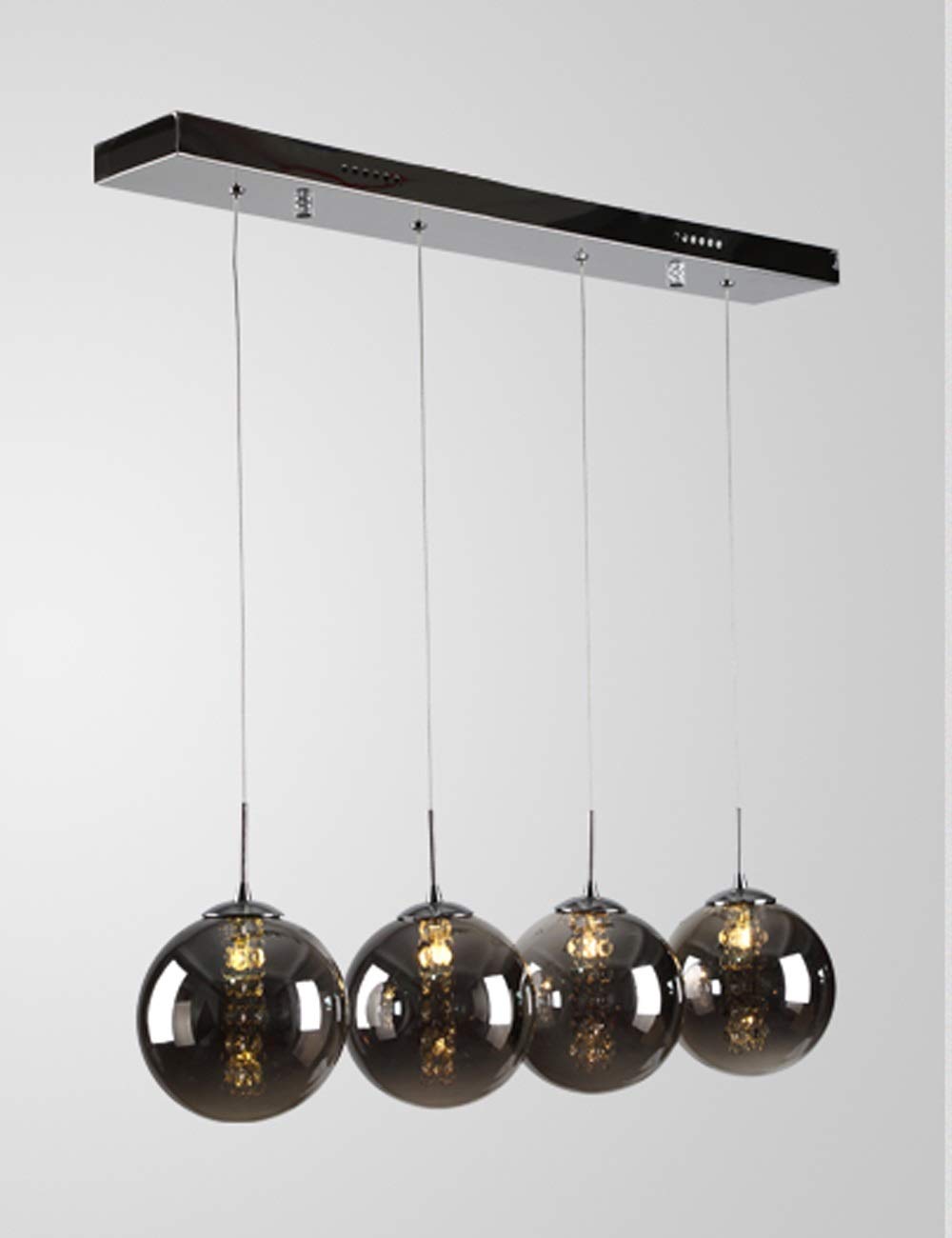 SXECAEPS Modern creative chandelier Multi Lights Nordic Bedroom Glass Ball for Living Room Modern Minimalist Staircase Creative Personality Restaurant Lamp 3 4 6