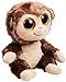 Ty 7136181 Beanie Boo Plush-Audrey The Monkey - Peluche (15 cm), Color marrón