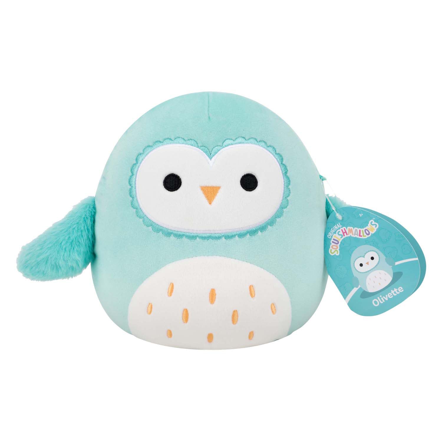 Squishmallows Olivette la Chouette oryginalna jasna lipa 19 cm