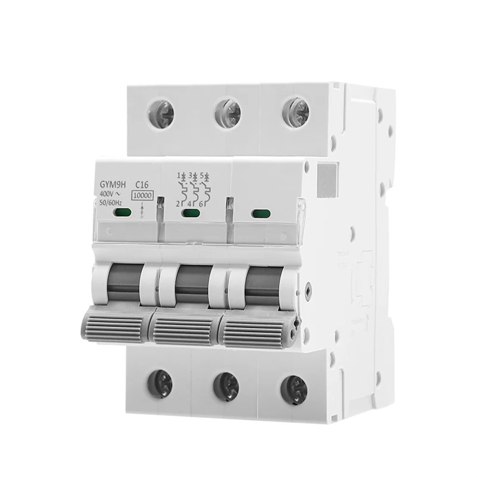 Interruttore 220V GYM9H 10KA 3P 6A 10A 16A 20A 25A 32A 40A 50A 63A 1 pezzo(6A)