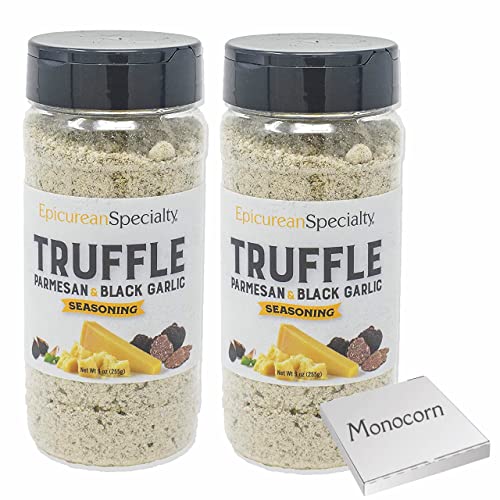 Epicurean Specialty Truffle Seasoning with Parmesan & Black Garlic in Monocorn Premium Box! (Pack of 2)