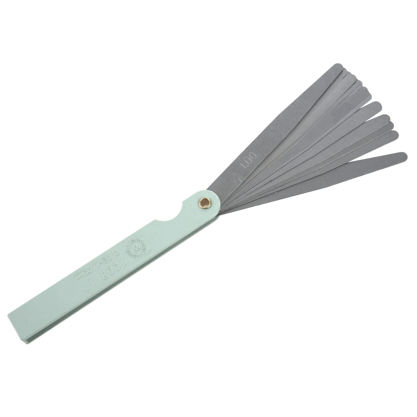 Bpqiang New 0.02 To 1Mm 17 Blade Thickness Metric Filler Feeler Measure Tool