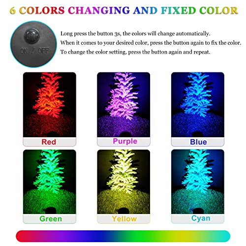Crepow Rgb Solar Spot Lights Outdoor,2 Pack Color Changing Solar Landscape Spotlights Ip65 Waterproof 9.8Ft Cable, Auto On/Off Outdoor Wall Lights For Garden Yard Driveway Porch Walkway Pool (1-In-1) #TOP2