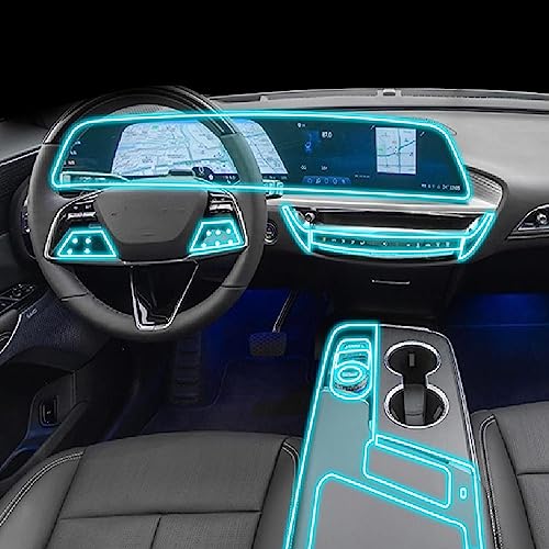 Film de protection TPU Cadillac Lyriq console centrale et navigation GPS 2022-2023