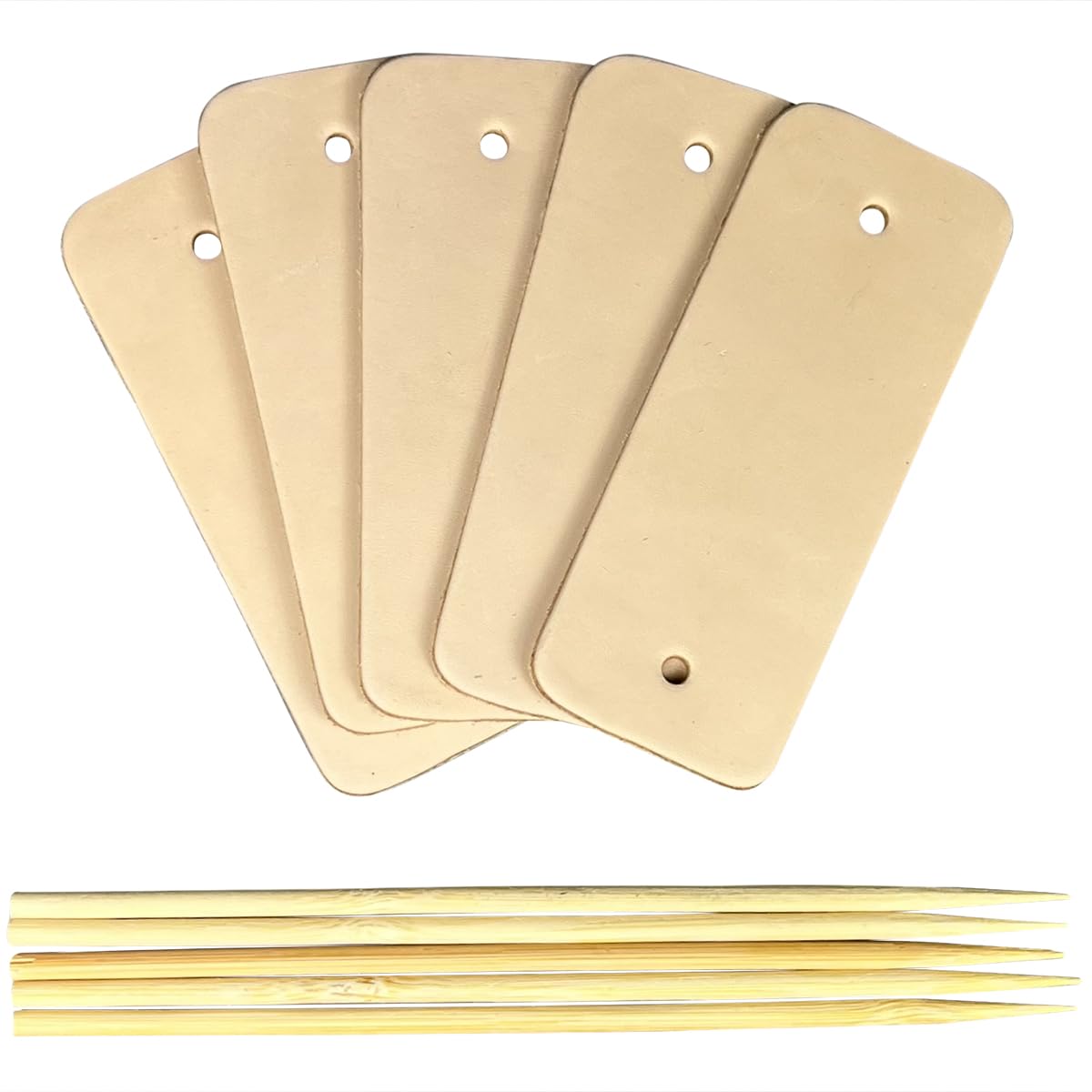 Zelikovitz Classic DIY Leather Hair Barrette Kit - 5-Pack