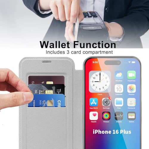 Coque transparente Apple iPhone 16 étui de protection cuir galvanisé premium - 4