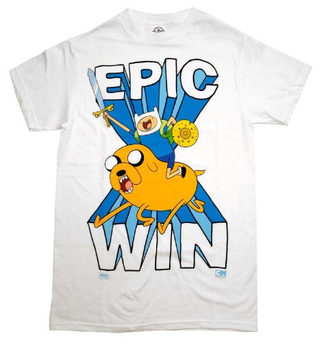Gerlernt Adventure Time Epic Win Men's T shirt