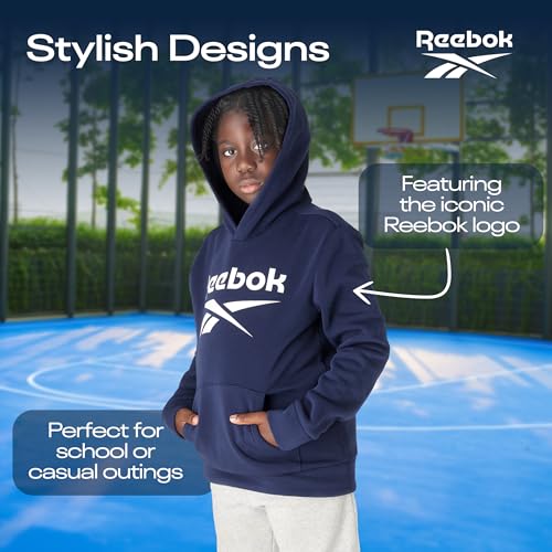 Reebok Boys Fashion Hoodie Sweatshirts 2 Pack Fleece Hoodies for Boys Size 8-20 - Image 4