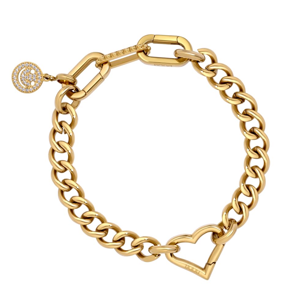 iXXXi Connect Composite Bracelet - Gold, 21cm, Stainless Steel, No Gemstone