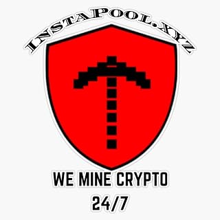 InstaPool Crypto Mining Pool | CPU Mining For Beginners Sticker Vinyl Bumper Sticker Decal Waterproof 5"