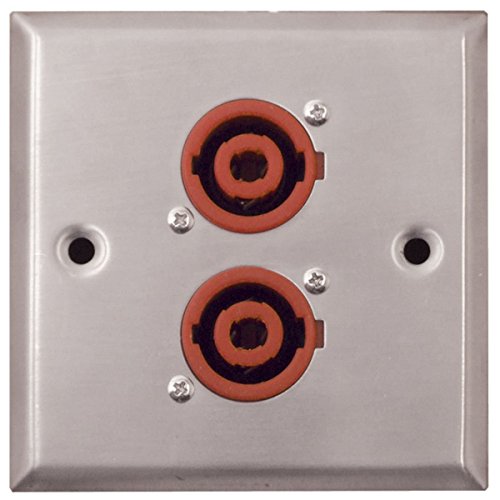 Preisvergleich Produktbild Neutrik Speakon-Wandplatte, aus Metall