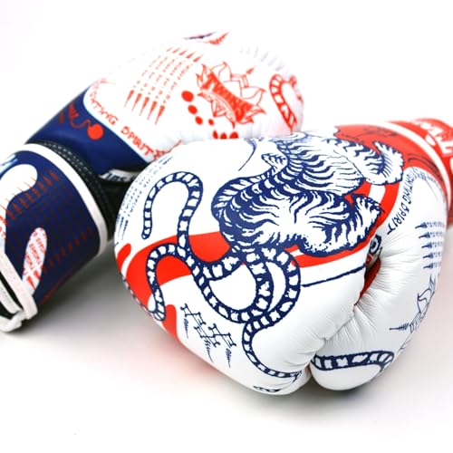 Guantes de boxeo Twins Special FBGVL4 de cuero con velcro para kickboxing 3
