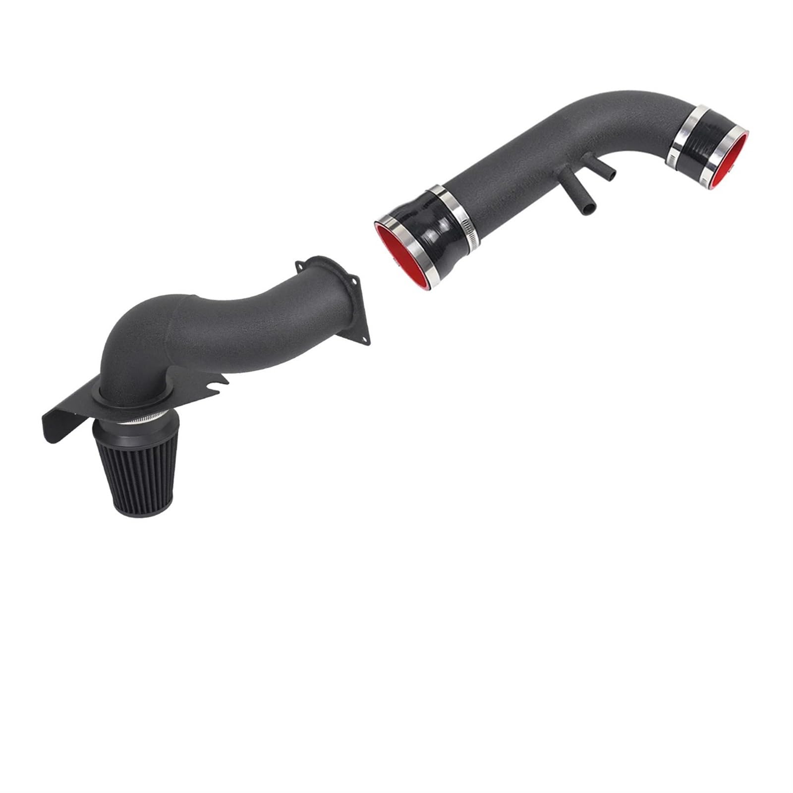 Tuyau De Reniflard Pour Ford Pour Mustang 3,8L 4,6L 5,0L Pour Gaz 1987-2004 Kit De Tuyau D'admission D'air Froid De Voiture Avec Filtre À Air Durite D'admission Moteur (Couleur : RP-A017-BK)