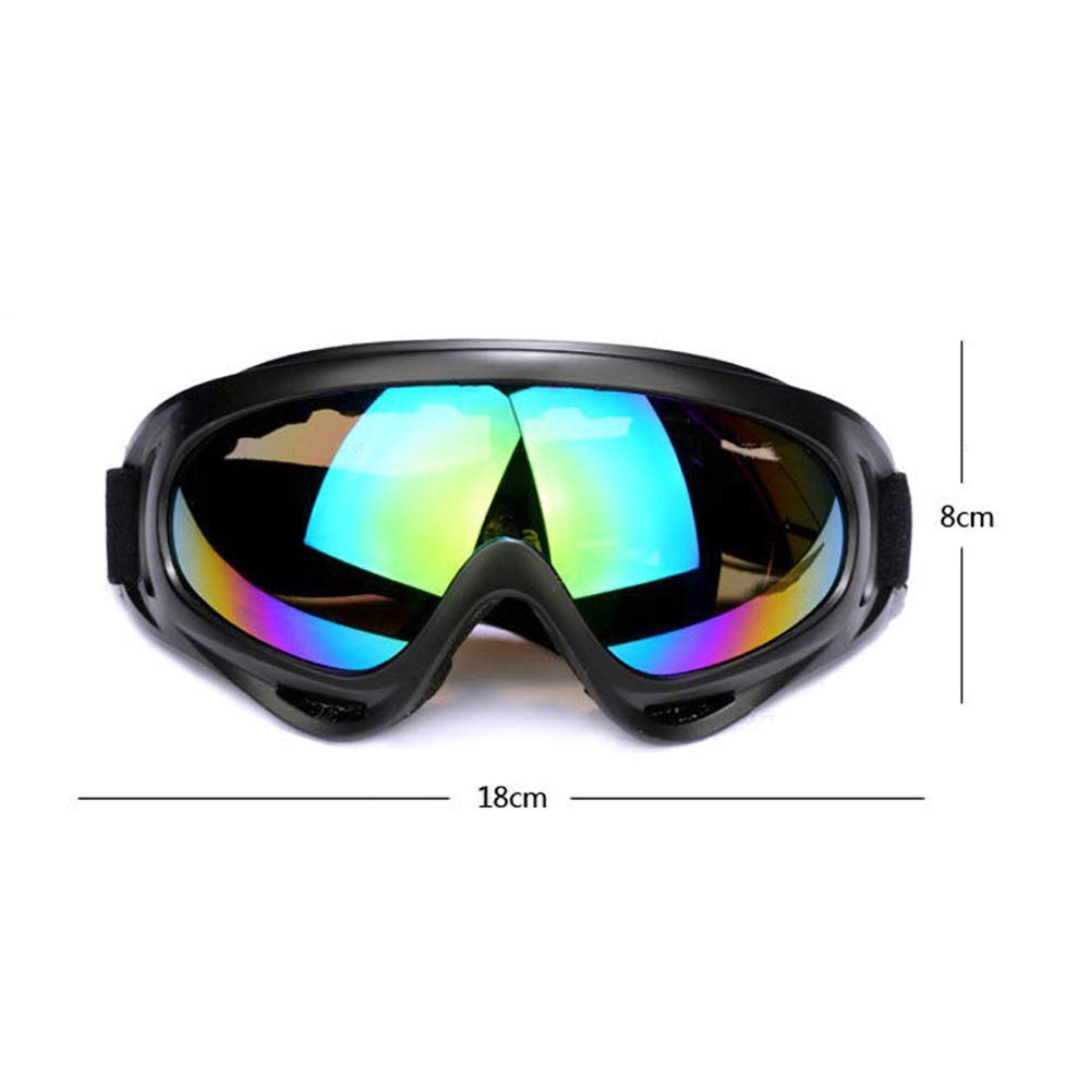 Goggole moto motocross. ATV. Eyewear per bici fuori strada UV400. Occhiali per occhiali da sole. (Color : 2)