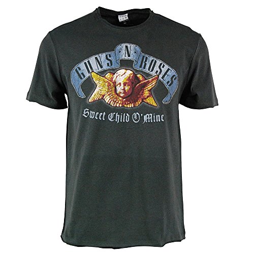 T-shirt Guns N Roses Anthracite pour un Look Festival Rock