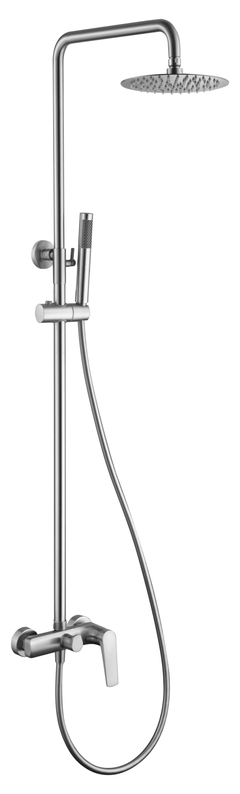 IMEX BDD055/AC DELOS Conjunto Ducha Monomando (Acero S316)