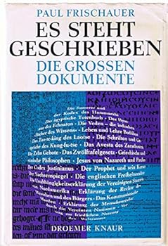 Hardcover Es Steht Geschrieben: Die Grossen Dokumente [German] Book