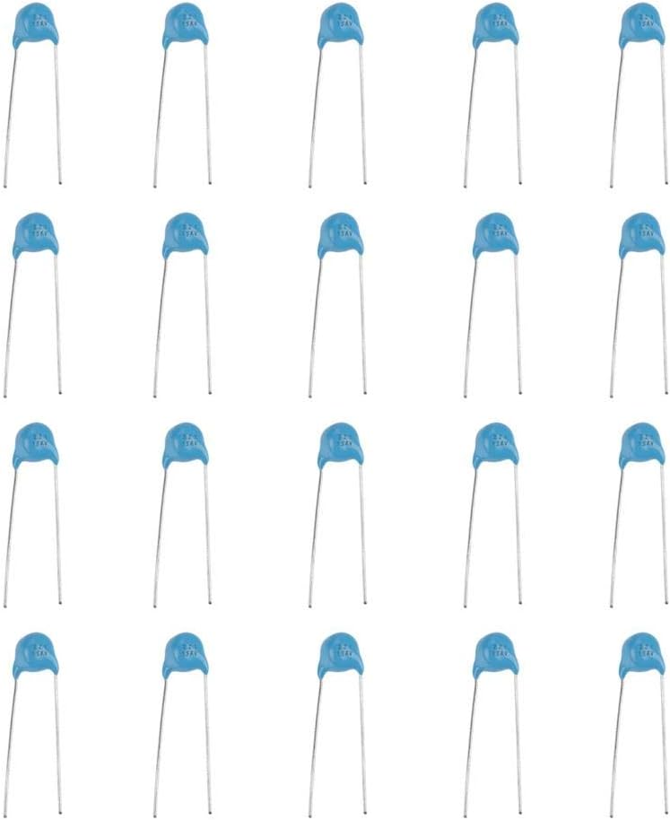 Capacitor Kit, 20Pcs High Voltage Monolithic Ceramic Capacitors 221k 220pF 15KV 15000V Capacitor Kit Stable Capacity High Temperature Humidity Resistance