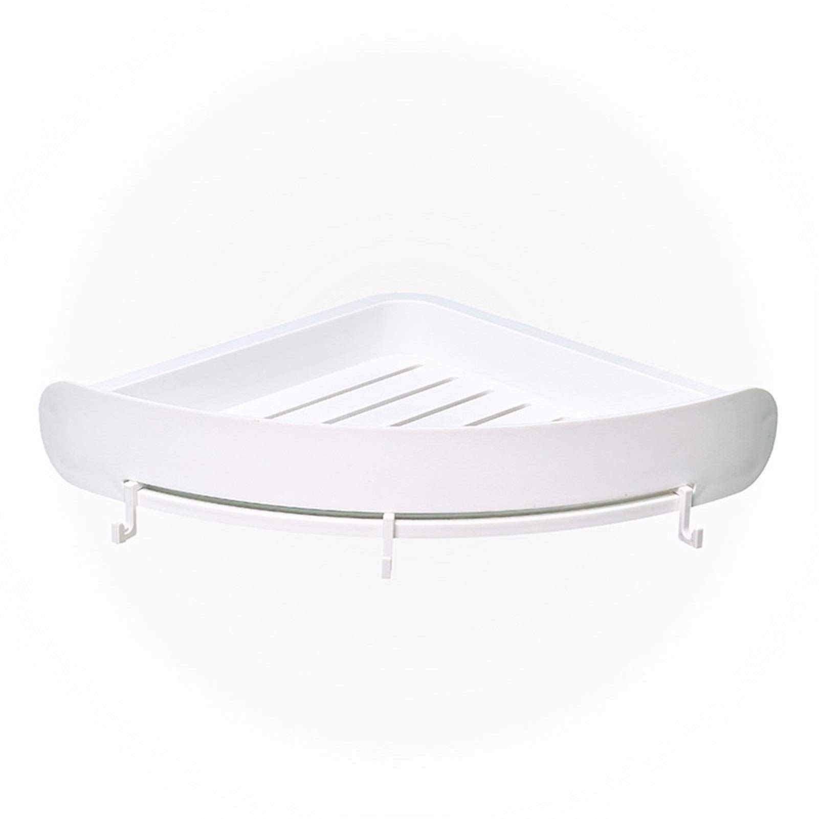 Bathroom Shelf Qrganizer Snap Up Corner Shelf Caddy Bathroom Plastic Corner Shelf Shower Storage Wall Holder Shampoo Holder