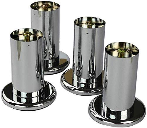 DBHZJ Metal furniture feet X4,cabinet sofa coffee table support legs, soft bed feet, bearing weight about 400kg, 18cmMultiple sizes, Suitable for all furniture