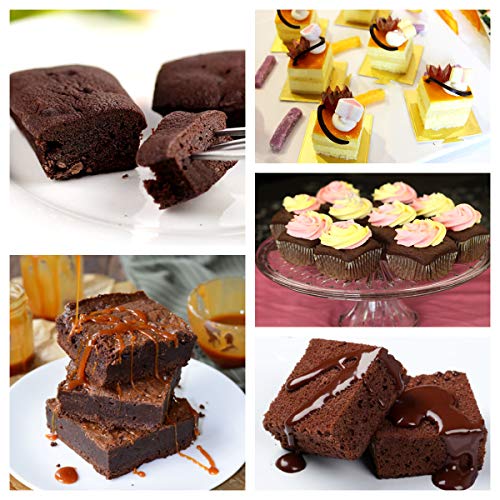 Silivo Silicone Brownie Pan With Dividers - 2 Pack Non-Stick Silicone Baking Molds For Brownie Bites, Fudges And Minecraft Cakes - 12 Cavity #TOP7