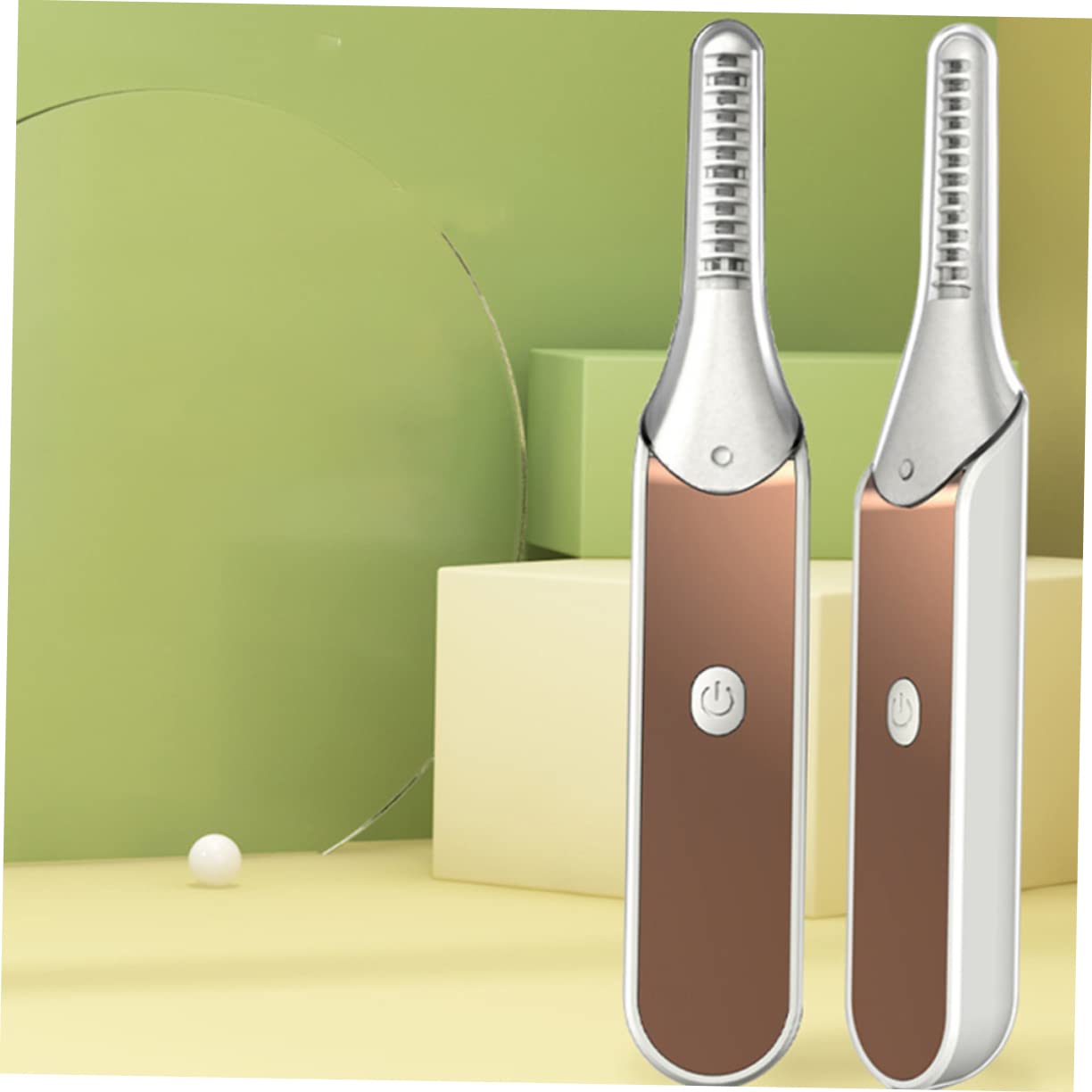 minkissy 2 Stück Schmerz-wimpernzange Elektrisches Wimpern-styling-tool Beheizter Lockenwickler 4 Stufen Für Mädchen Und Frauen Party-bereit