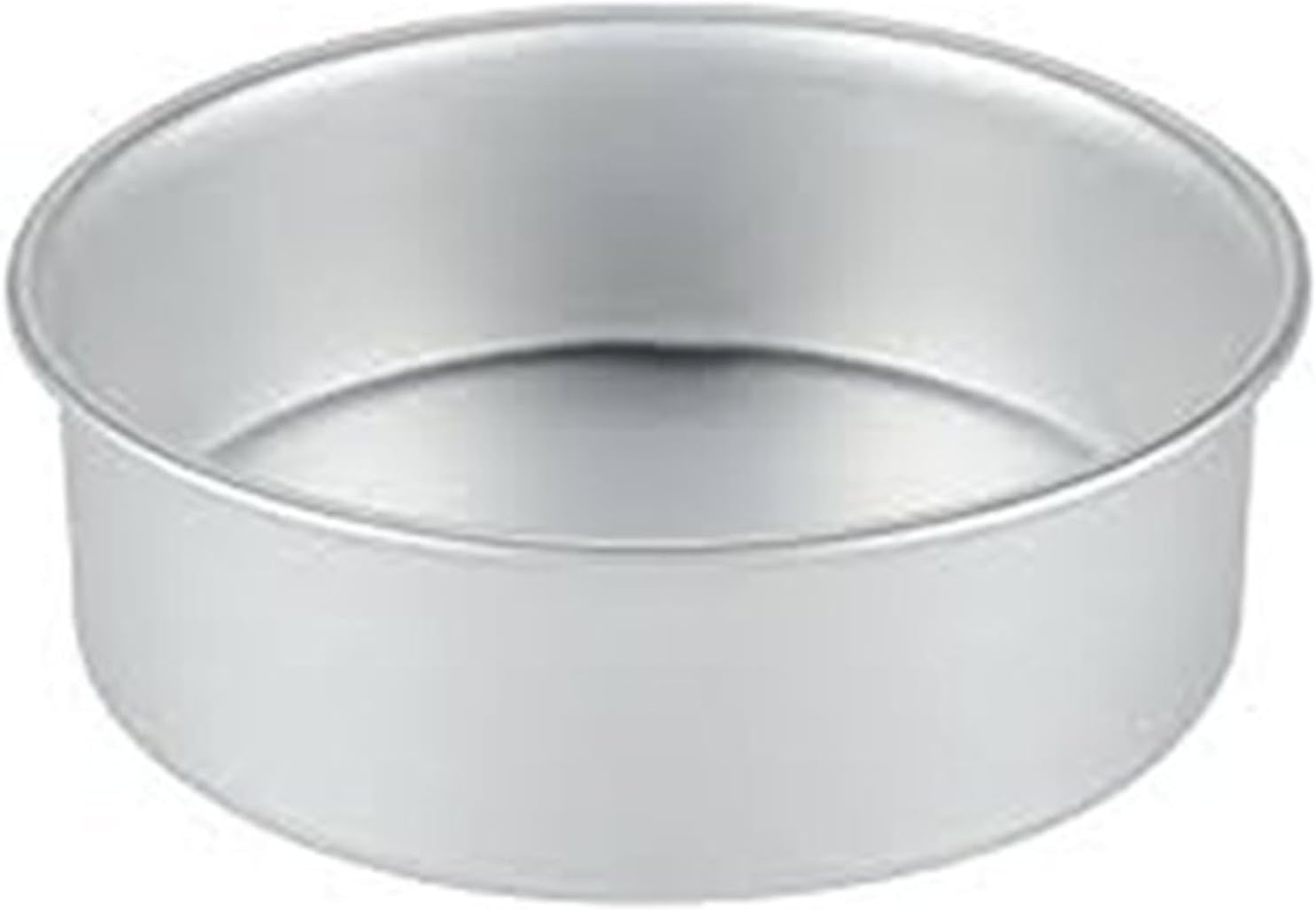 Aluminium Round Cake Mould Cake Pan Cake Tin 7 Inches for Baking 750 Grams for Oven, Silver