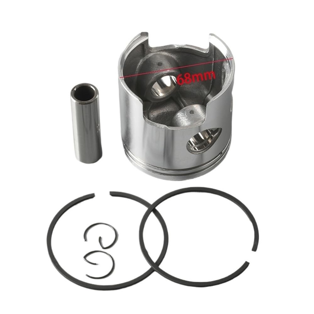 346-00001-0 Set pistone e Fasce Elastiche for Motore fuoribordo 25HP 30HP 346-00001-1 346-00001 2 Tempi 68 mm