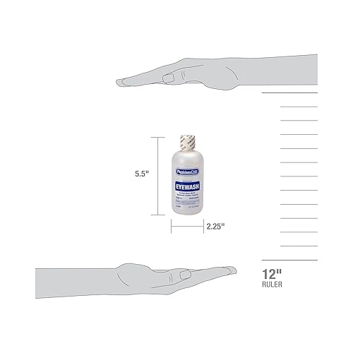 Miniatura 2 de First Aid Only 71345 PhysiciansCare Eye Wash - Botella con tapa de rosca, 8 onzas (24-050)