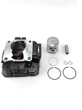 Compatible with Yamaha DT175 DT125 Cylinder Kit Motorcycle Accessories Cylinder Block + Piston + Ring + Pin + Clip + Gasket Engine Replacement Parts Color RX135
