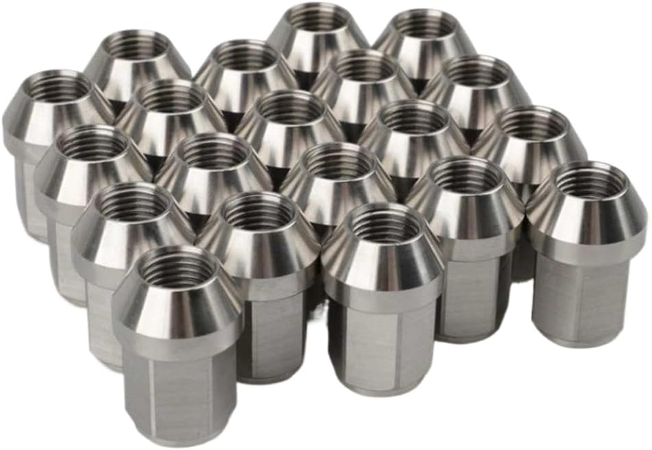 20PCS Universal Lug Nuts M12*1.5 Wheel Nuts Hex 19mm Length 35mm 304 Stainless Steel Lug Nuts Car Accessories Parts