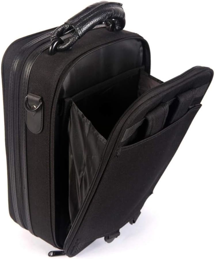 Reinforced Shock Absorption bB Clarinet Bag Hidden Double Shoulders Strap Black Color Drop B Clarinet Box Cover Portable Anti-scratch Clarinet Case