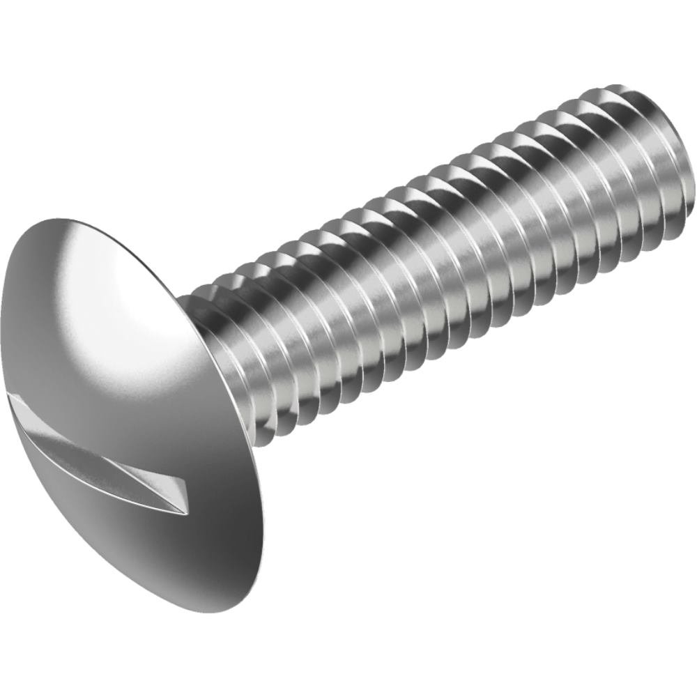 Becherschrauben M8x45 fendu inox A2 pour éviter la déformation des panneaux minces lors du serrage