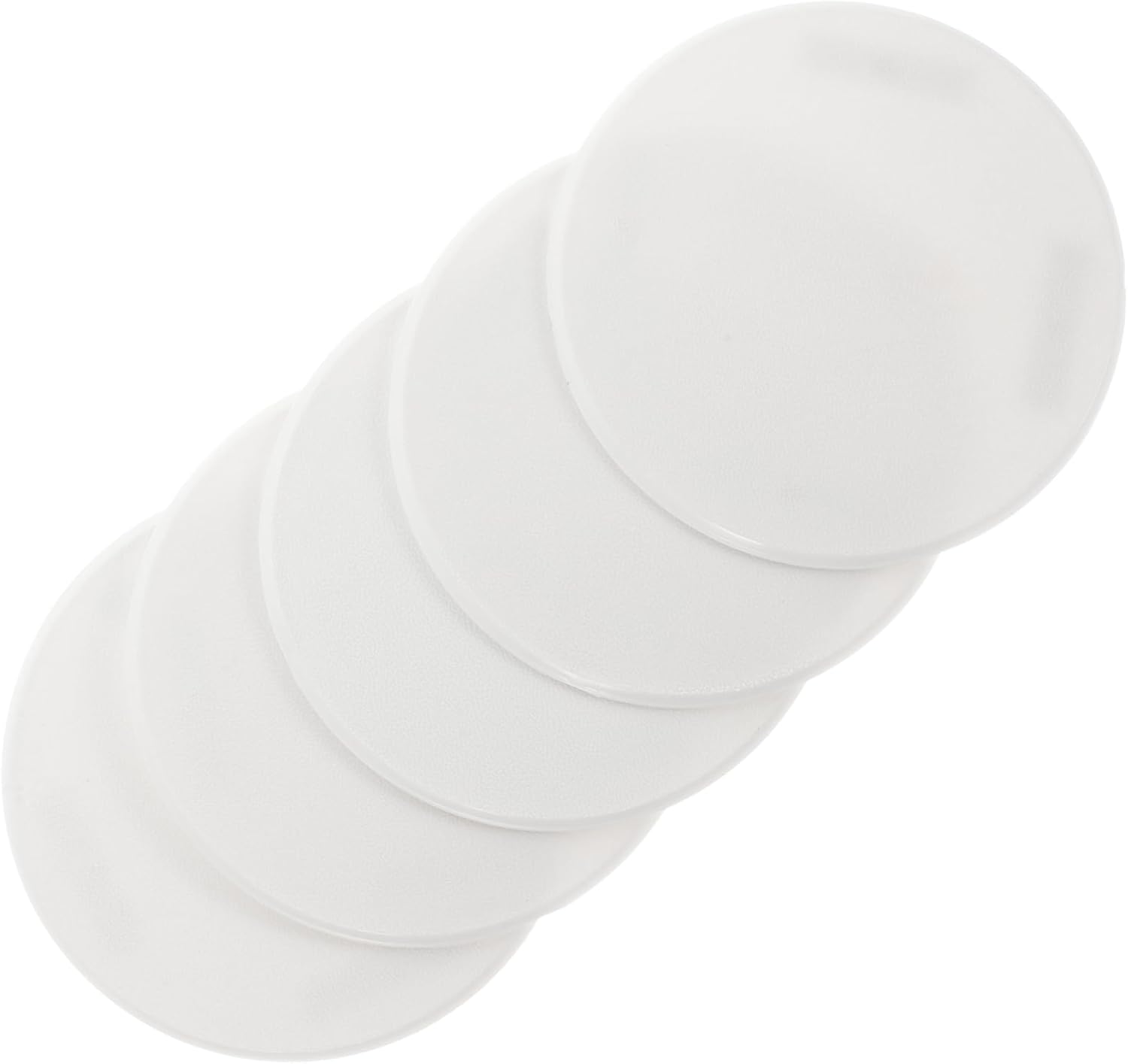 Veemoon 10pcs Adhesive Door Bumper Wall Protector Soft Collision Pad for Doorknob Noise Reduction for Home Bathroom Kitchen Use