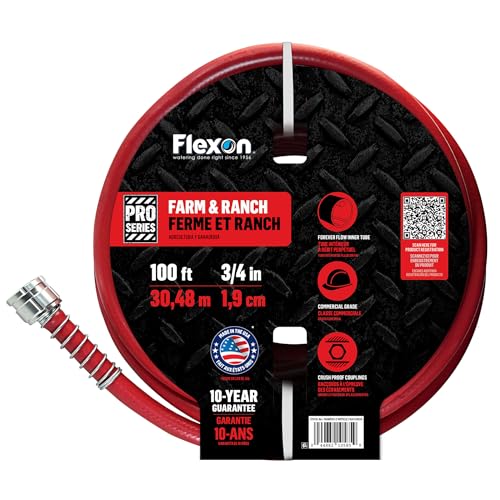 Flexon 3/4' x 100ft Farm & Ranch Garden Hose