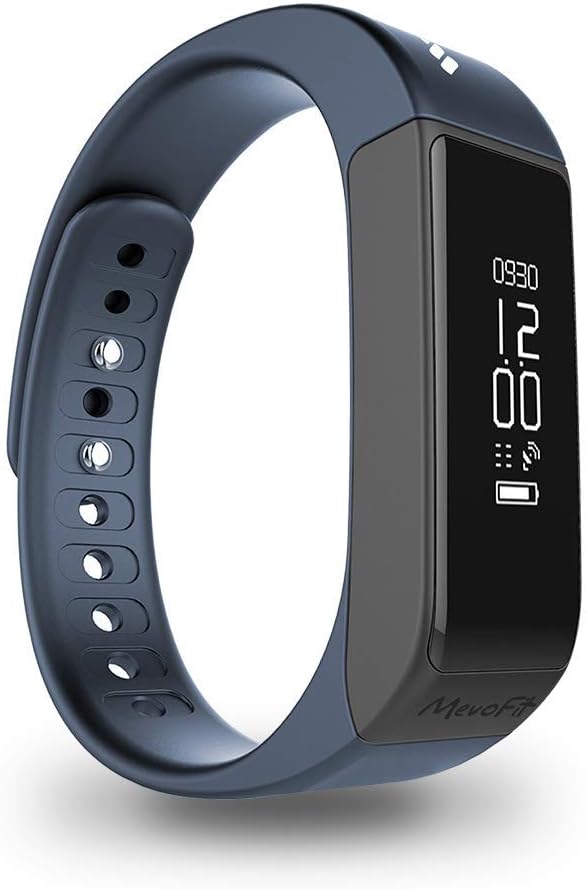 MevoFit Drive Fitness Band & Smart Watch : Smart-Watches with Fitness-Tracker-Bands for Men-&-Women | Activity-Pedometer (Royal Navy)