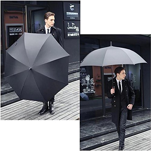 Teastar Big Umbrella Large Golf Umbrella 60 Inch Automatic Open Extra Large Windproof Umbrella Waterproof Sun Rain Protection Stick Umbrellas Teflon Rain Repellant #TOP3