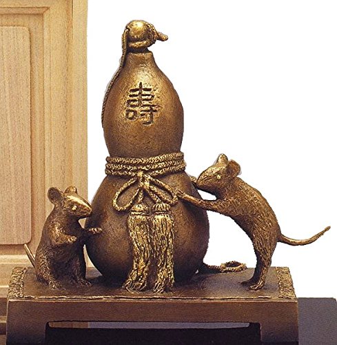 ◎富永直樹『壽（ことぶき）・茶金』ブロンズ像☆置物