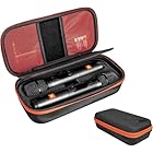 Estojo de Transporte de Microfone Duplo para Microfones Sem Fios, Caixa Universal para Microfone Sem Fio, Bolsa de Armazenamento de Viagem de Microfone Duplo Portátil para Receptor