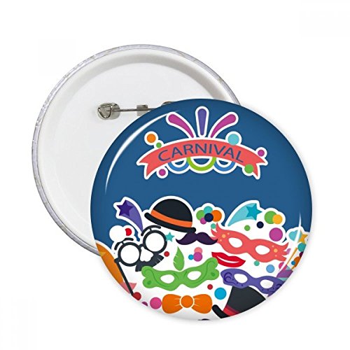 Vêtements décoration badge pin's multicolore xxl motif vénitien