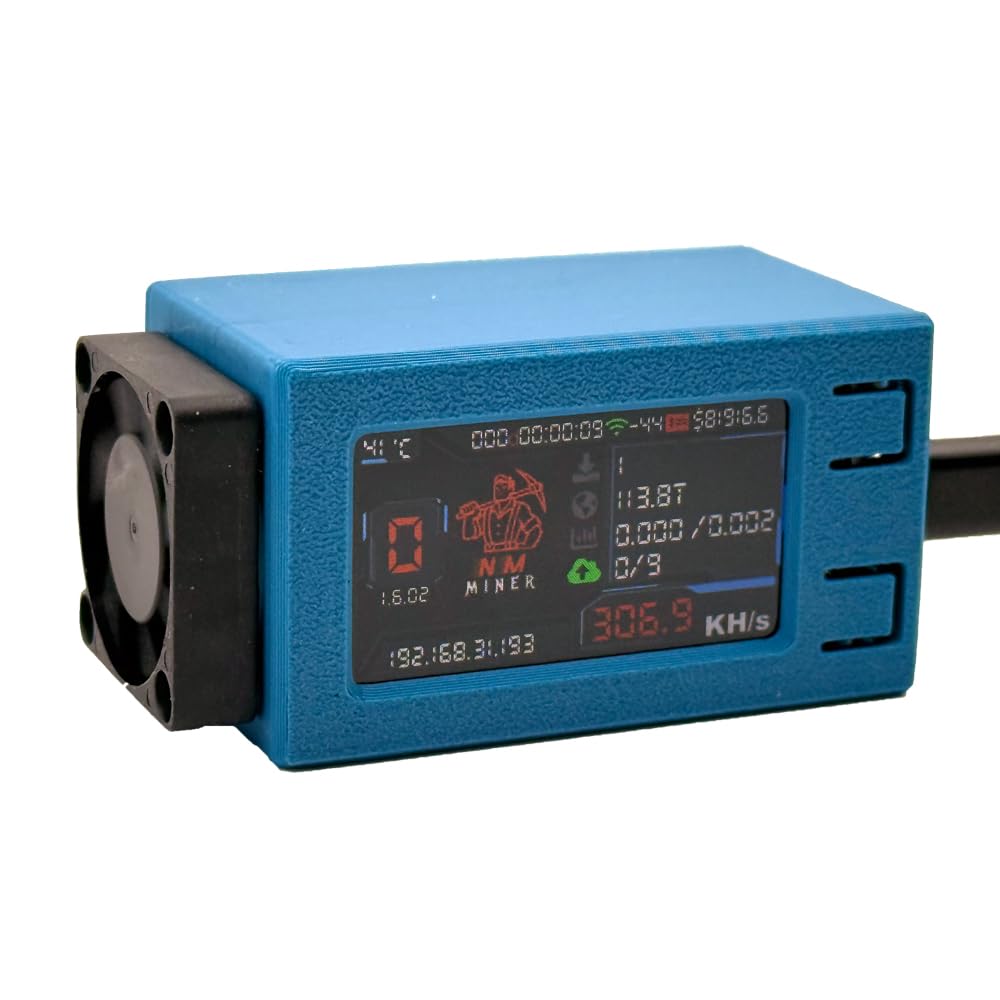 NM Miner V2 Max 310k BTC Price Display Open Source Solo Mini Lottery Miner  Home Office Gadgets Win 6.25 BTC with Fan by WizMiner : Amazon.sg:  Electronics
