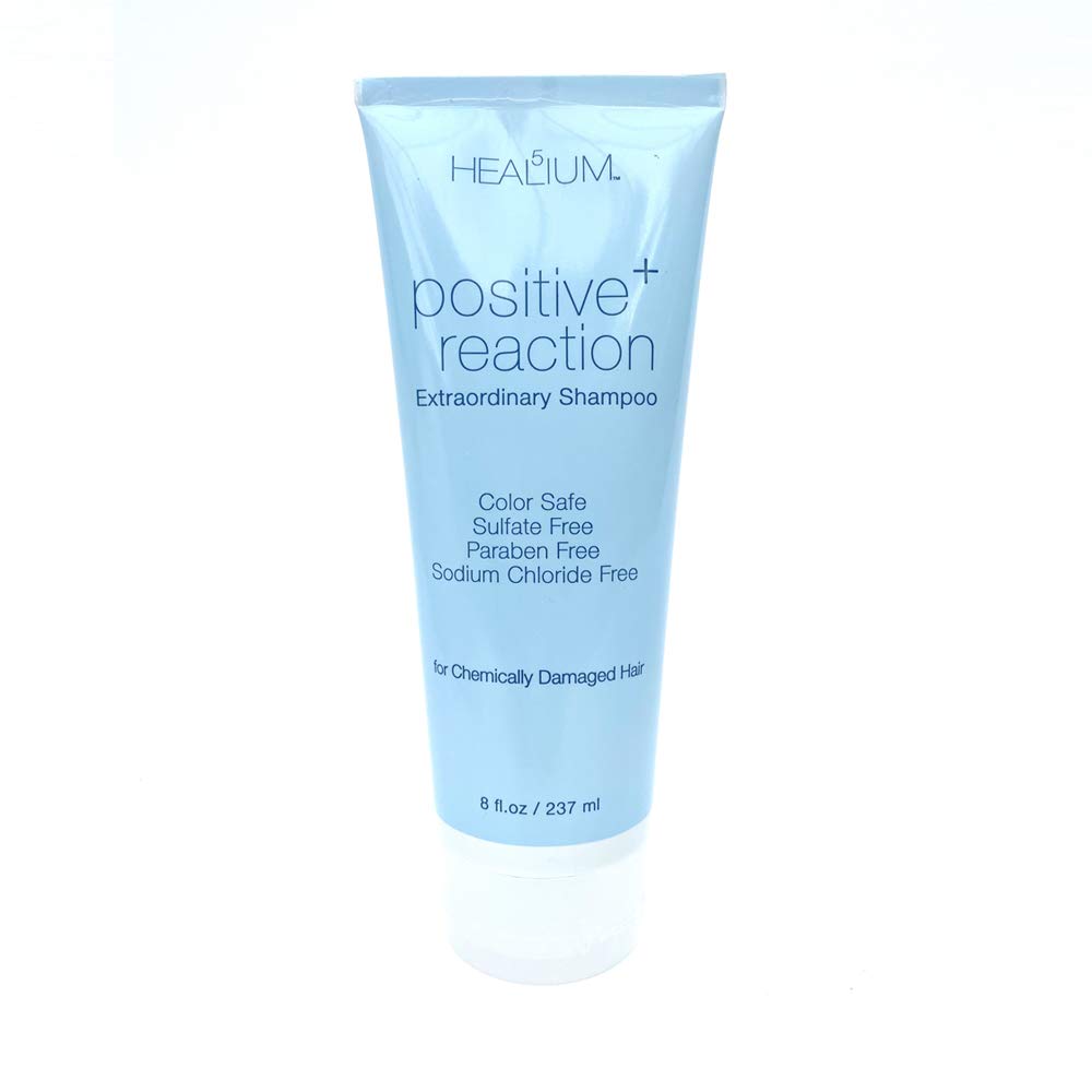 Healium Positive Reaction 29 Extraordinary Shampoo – Clarifying, Color-Safe, Sulfate-Free Daily Cream Cleanser for Medium or Coarse Hair–Weightless UV Protection Shampoo