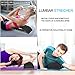 2023 Upgrade Multifunction Back Stretching Device Massager and Memory Foam Lumbar Support Pillow for Office Chair, Lower Back Pain Relief