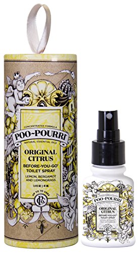 Poo-Pourri Before-You-go Toilet Spray, 1.4 Fl Oz Original Citrus Scent (Gift Box)
