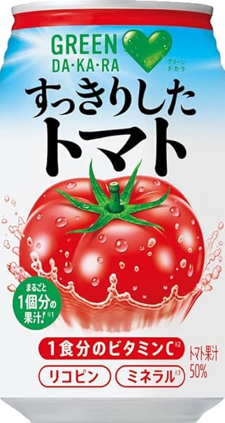 Amazon サントリー Green Dakara グリーン ダカラ すっきりしたトマト 350g缶 24本入 サントリーフーズ 野菜 ジュース フルーツジュース 通販