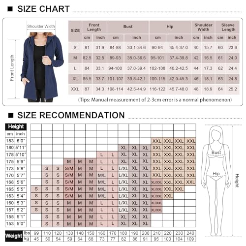 Tuopuda Damen Hoodie Jacke Oversize Reißverschluss Winterjacke Langarm Mantel Winter Cardigan Kapuzenpullover Sweatshirt mit Kapuze Strickjacke Kapuzenjacke mit Taschen Kapuzenpulli, Blau, XXL