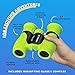 Promora Binoculars for Kids, Set with Magnifying Glass & Compass Purple - Perfect Toy for Little Boys and Girls, Kids Binoculars for 3-12 Years Boys and Girls Present for Toddler