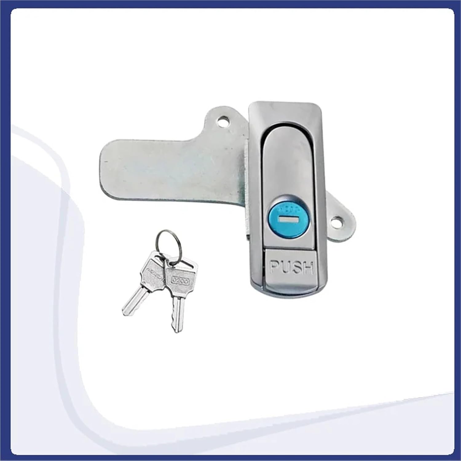 Flat Lock Zinc Alloy Cabinets Distribution Boxes and Mechanical Facilities 1Pcs(Small(76x65))