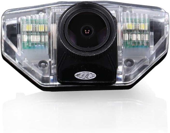 HD Auto Vehicle Car Van 20MM Lens IP68 170 Wide Angle License Plate Light Rear View Reversing Backup Camera Parking Aids System Compatible with Honda Fit Sedan/CRV/Odyssey/Crosstour